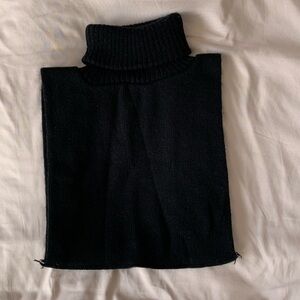 Women's Black Turtleneck Sweater Insert